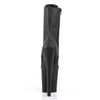 XTREME-1020 Plateau Stiefeletten Schwarz Matt | Pleaser