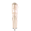 XTREME-1020 Plateau Stiefeletten Lack Nude | Pleaser