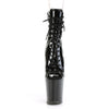 XTREME-1021 Plateau Stiefeletten Lack Schwarz von Pleaser – Ansicht 2