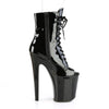 XTREME-1021 Plateau Stiefeletten Lack Schwarz von Pleaser – Ansicht 5