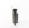 XTREME-808SPRS Plateau Sandaletten Schwarz Lack mit Nieten | Pleaser