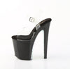 XTREME-808SPRS Plateau Sandaletten Schwarz mit Nieten von Pleaser – Ansicht 3