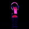 XTREME-809TT Plateau Sandaletten Lack Schwarz UV von Pleaser – Ansicht 2