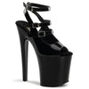 XTREME-873 Plateau Sandaletten Schwarz von Pleaser