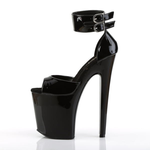 XTREME-875 Plateau Sandaletten Schwarz Lack von Pleaser – Ansicht 3