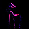 XTREME-875TT Plateau Sandaletten Lack Schwarz UV von Pleaser – Ansicht 5