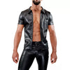 Schwarzes Fetish Tank Top mit markantem Frontreißverschluss von TOF Paris – Ansicht 4