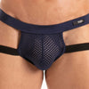 Jockstrap Marineblau - Atmungsaktiv & Ultraweiches Mikrofaser Design | TOF Paris
