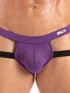 Jockstrap Herren Microfaser - Atmungsaktiv & Elastisch, Lila | TOF Paris
