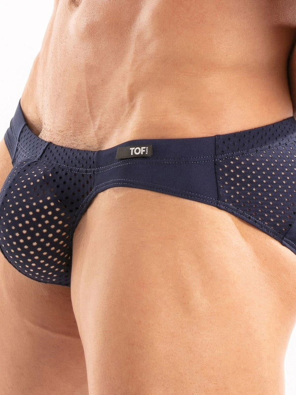 Microfaser Herren Bikini Marineblau - atmungsaktiv & ultraleicht | TOF Paris