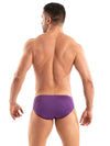 Männer Bikini Microfaser mit atmungsaktiven Einsätzen - Lila | TOF Paris