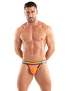 Jockstrap Herren - Sexy Pride-Design mit weichem Stretchstoff, Orange | TOF Paris