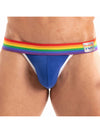 Jockstrap Herren Royal Blau - Bunter Bund, maximaler Komfort | TOF Paris