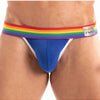Jockstrap Herren Royal Blau - Bunter Bund, maximaler Komfort | TOF Paris