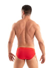 Slip Herren Rot - Weicher Baumwollstoff, Satin-Bund mit Logo | TOF Paris