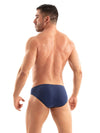 Bikini Slip Marineblau - Weicher Baumwoll-Stretch, Logo-Bund | TOF Paris