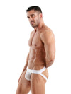 Jockstrap Herren weiß - Weicher Baumwollmix mit Jacquard-Bund | TOF Paris
