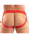 Jockstrap Herren Rot - Weicher Baumwollkomfort mit Jacquard-Bund | TOF Paris