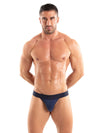 Jockstrap Marineblau - Weicher Baumwollmix mit Jacquard-Bund | TOF Paris