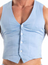 Chino Weste Herren Slim Fit mit Stretch - Elegant & Komfort in Blau | TOF Paris