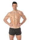Mini Swim Shorts Schwarz - Slim Fit mit Seitenschlitz & Tasche | TOF Paris