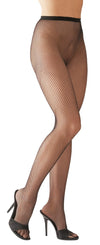 Schwarze klassisch nahtlose Netzstrumpfhose von Cottelli – Ansicht 2