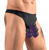 Schwarzer Herren-Showmaster-Riostring mit Öffnungen im Mattlook von Svenjoyment – Ansicht 3