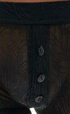 Schwarze enge Herren-Pants aus Stretch-Spitze mit Knopfleiste von Svenjoyment – Ansicht 5