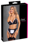 Sexy 2-teiliges Servier-Set im Ouvert-Look mit Bustier und Straps-String von Cottelli