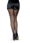 Strapsstrumpfhose aus Duchesse-Spitze mit offenem Schritt | Leg Avenue