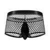 Netz-Herren-Short mit abnehmbarer Tasche - Schwarz | Shots