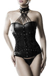 Corsage mit String | Grey Velvet SALE