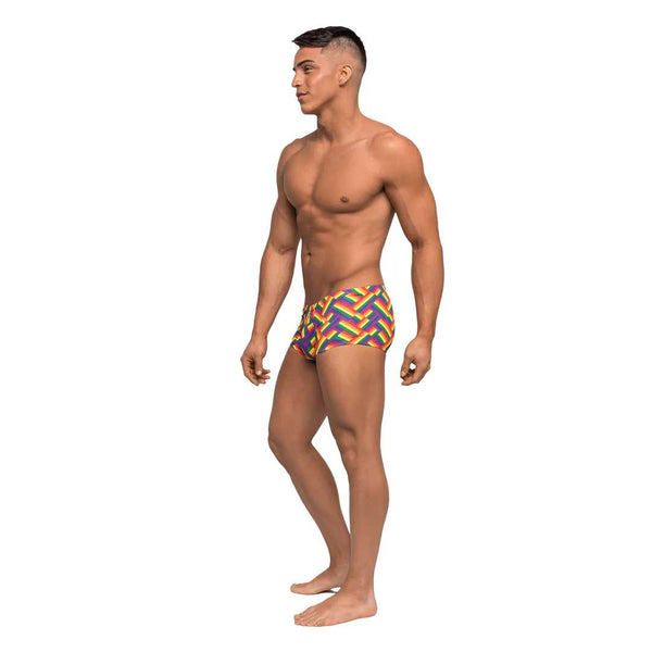 Mini Short im Print-Look für Herren - Mehrfarbig | Shots