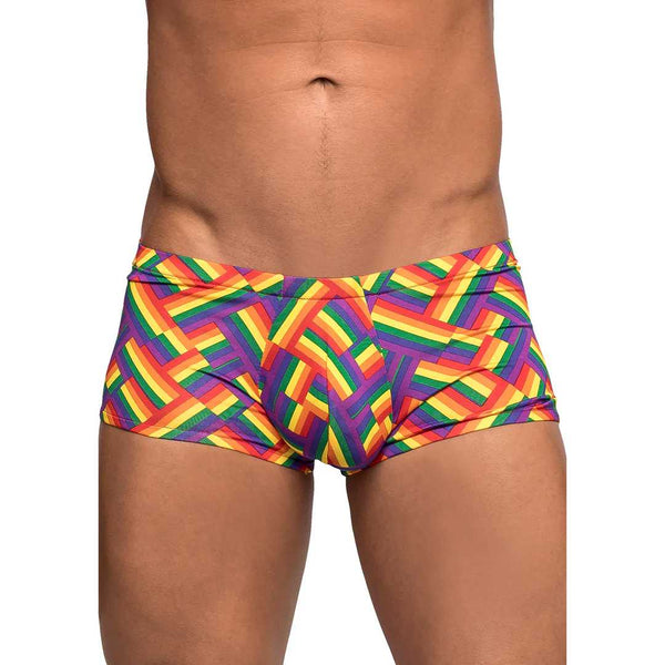 Mini Short im Print-Look für Herren - Mehrfarbig | Shots