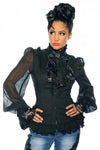 Sexy Bluse mit Jabot | Atixo SALE