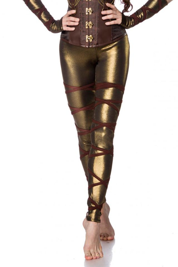 Sündhaft sexy Schnür-Leggings mit Armstulpen | Mask Paradise