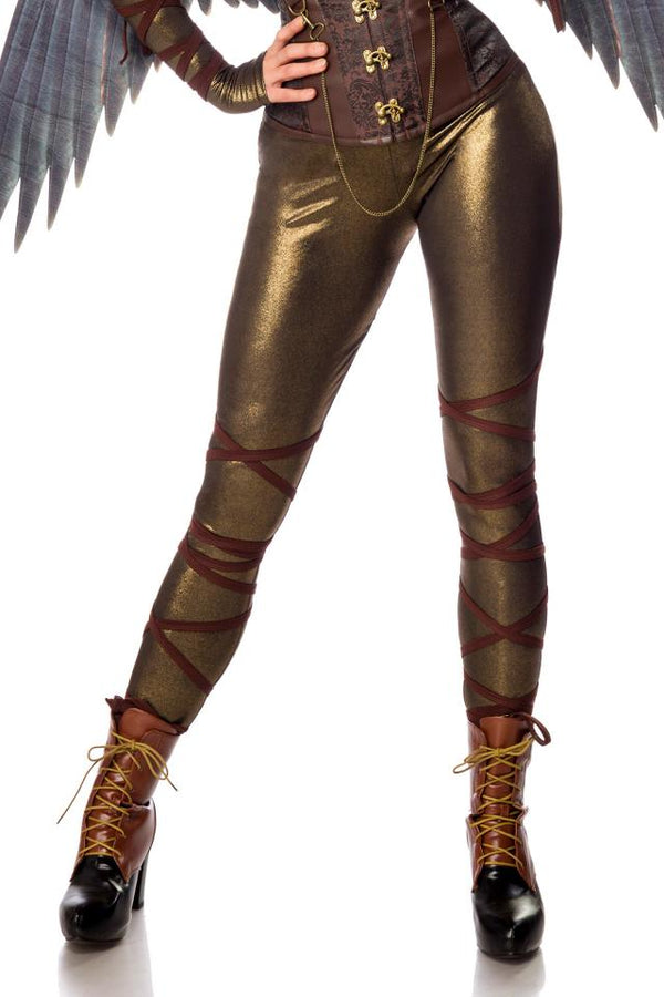 Sündhaft sexy Schnür-Leggings mit Armstulpen | Mask Paradise