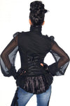 Sexy Bluse mit Jabot | Atixo SALE