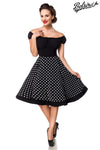 schulterfreies Swing-Kleid | Belsira SALE