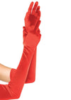 Rote opernlange Satinhandschuhe für einen atemberaubenden Ball Look von Leg Avenue