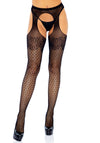 Verspielte Punkte-Strapsstrumpfhose: Retro-Charme trifft Eleganz | Leg Avenue