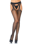 Strapsstrümpfe mit Borte Schwarz | Leg Avenue