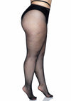 Verführerische Strumpfhose mit Strappy-Design und offenem Schritt Queen Size | Leg Avenue