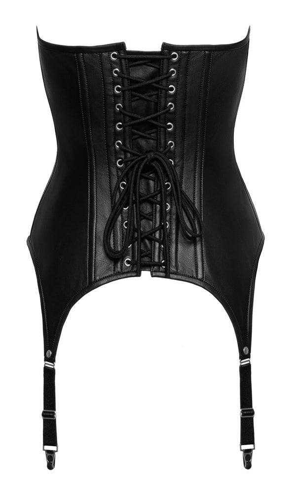 Trägerlose Straps-Corsage aus weichem Lammleder von ZADO – Ansicht 6