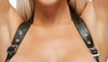 Taillen-Corsage aus Leder mit Neckholder von ZADO – Ansicht 7