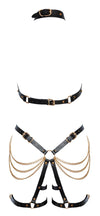 2-teiliges Harness-Set aus Leder mit Neckholder-Top und Jock von ZADO – Ansicht 8