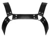 Verstellbarer Herren-Harness aus robustem Leder von ZADO – Ansicht 5