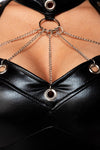Wetlook Dress Schwarz 18287 | Saresia SALE