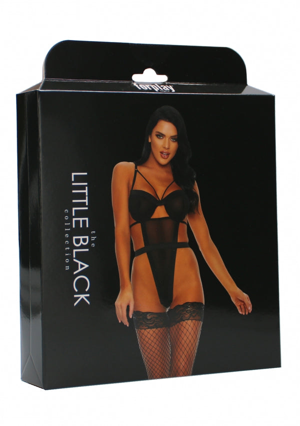 Sexy BH & Slip im klassichen Stil - Schwarz | Shots SALE
