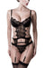 Verführerisches Lingerie-Kettenset mit edlem Spitzendesign | Grey Velvet